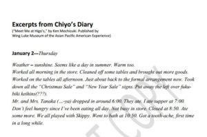 Excerpts from Chiyo's Diary